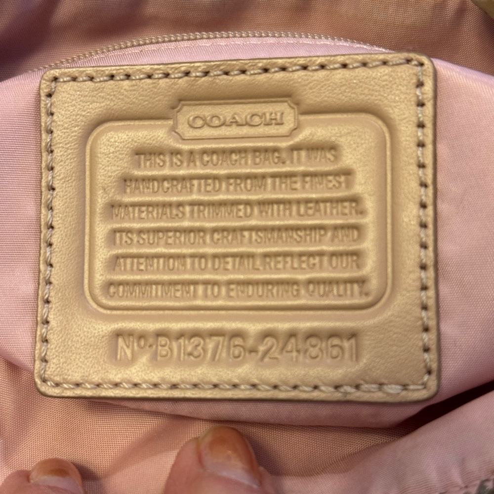 Coach Legacy Weekend Signature Nylon Hippie bag - Picture 8 of 14